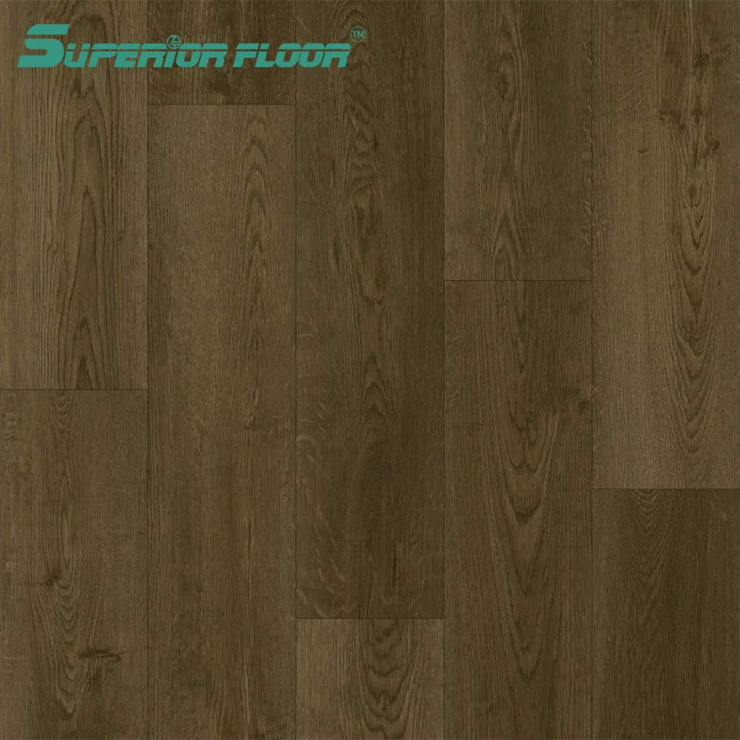 100% Waterproof &amp; Environmental Protected Spc PVC Vinyl Floor Tile for Basements, Home