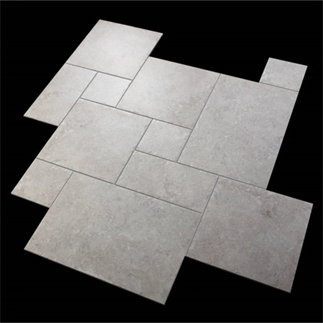 Light Gray French Pattern Tile Design Foshan Factory Price Made in China Limestone French Pattern