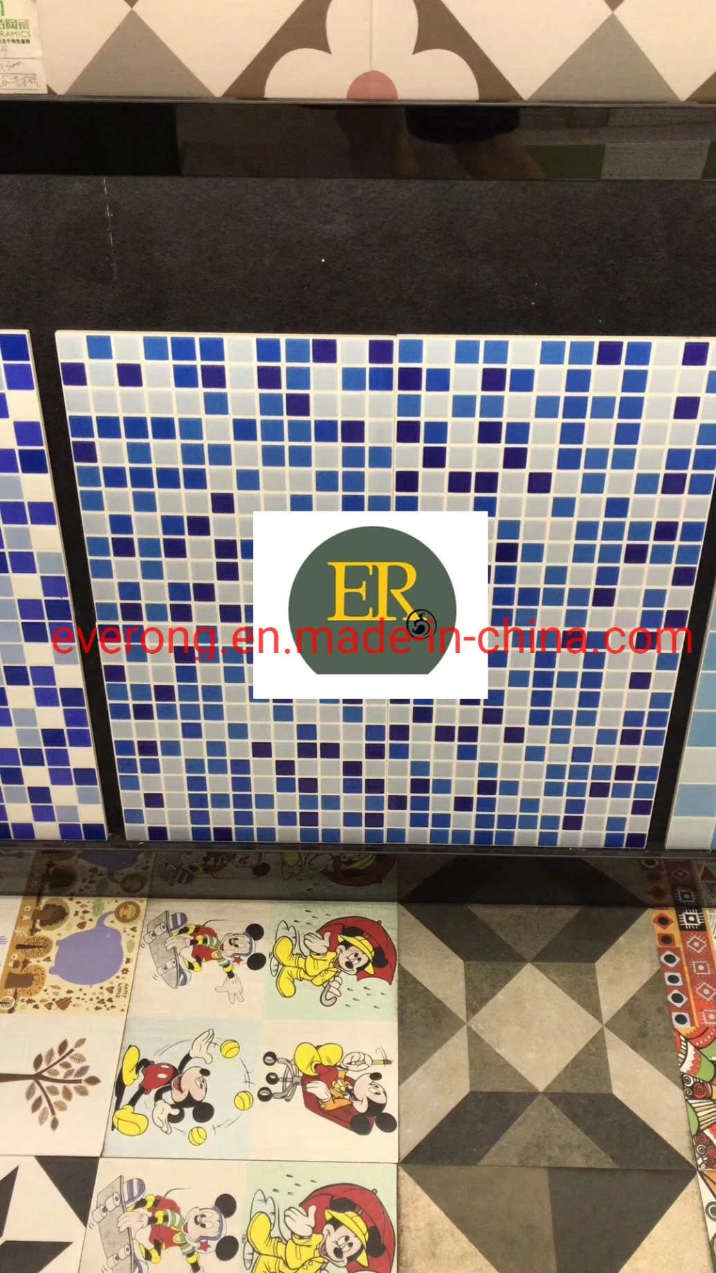 Blue Glass/Stone/Marble/Metal/Lantern/Ceramic Mosaic Tile for Bathroom/Swimming Pool Floor Mosaic Tiles