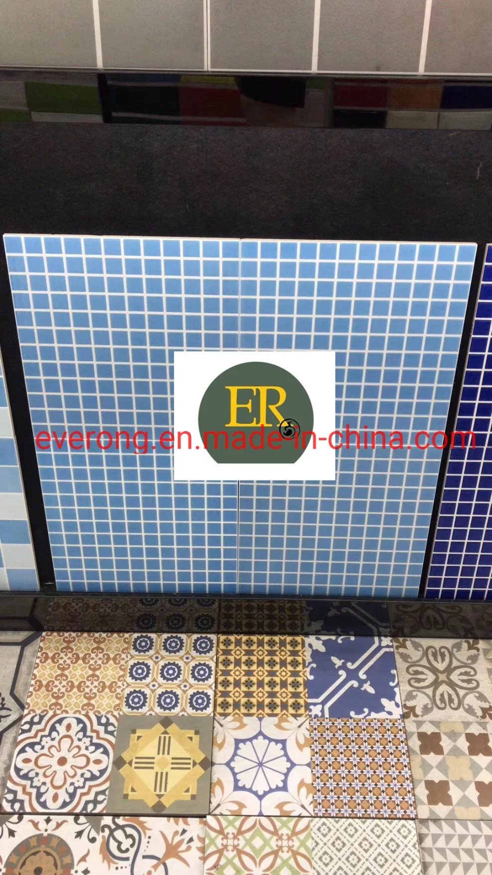 Blue Glass/Stone/Marble/Metal/Lantern/Ceramic Mosaic Tile for Bathroom/Swimming Pool Floor Mosaic Tiles