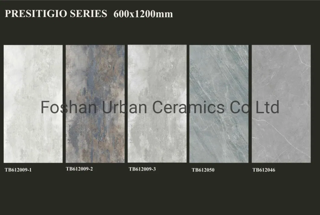 Tb612033 Foshan Decoration Building Material 600X1200mm Full Body Bathroom Glazed Polished Porcelain Ceramic Marble Floor Wall Tiles