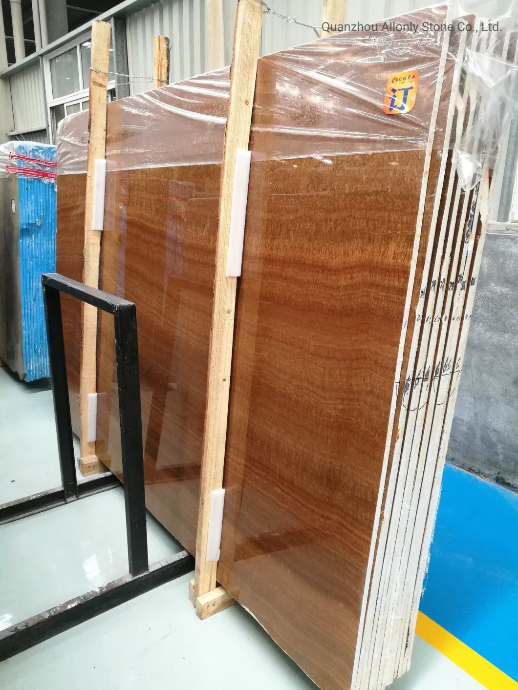 Royal Wood Marble Big Slab Cut to Size Flooring Tile