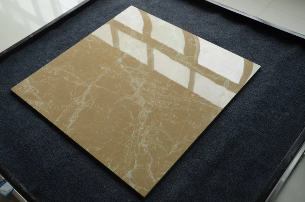 Chinese 32X32&prime; Ceramic Glossy Floor Emperador Light Porcelain Tile