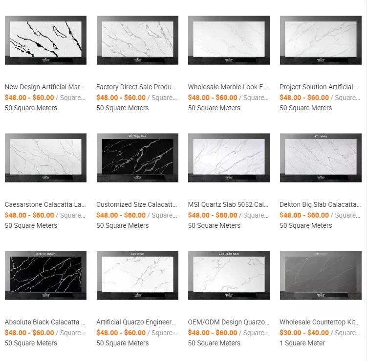 5023 Snowy Bathroom Vanity Wall Panels Kitchen Cabinet Countertops Island Worktop Table Tops Artificial Stone Slab Quartz Tiles