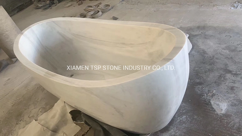 G654 Grey Stone Bathtub Shower Tub Surround for Bathroom