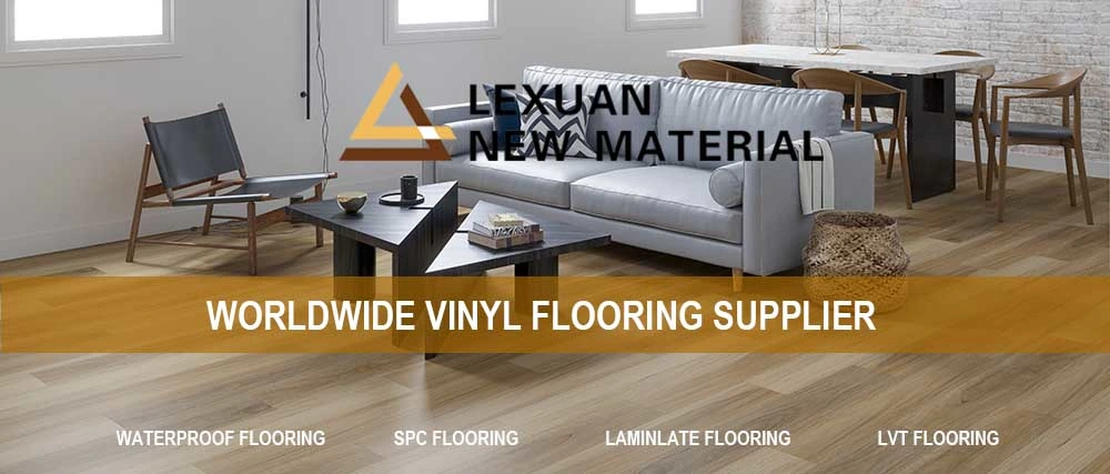 New Design Indoor Waterproof Luxury PVC Floor Covering Vinyl Floor Tiles Kitchen