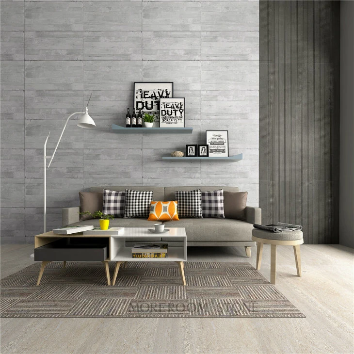 Foshan Light Grey Non Slip Cement Matt Finish Tile