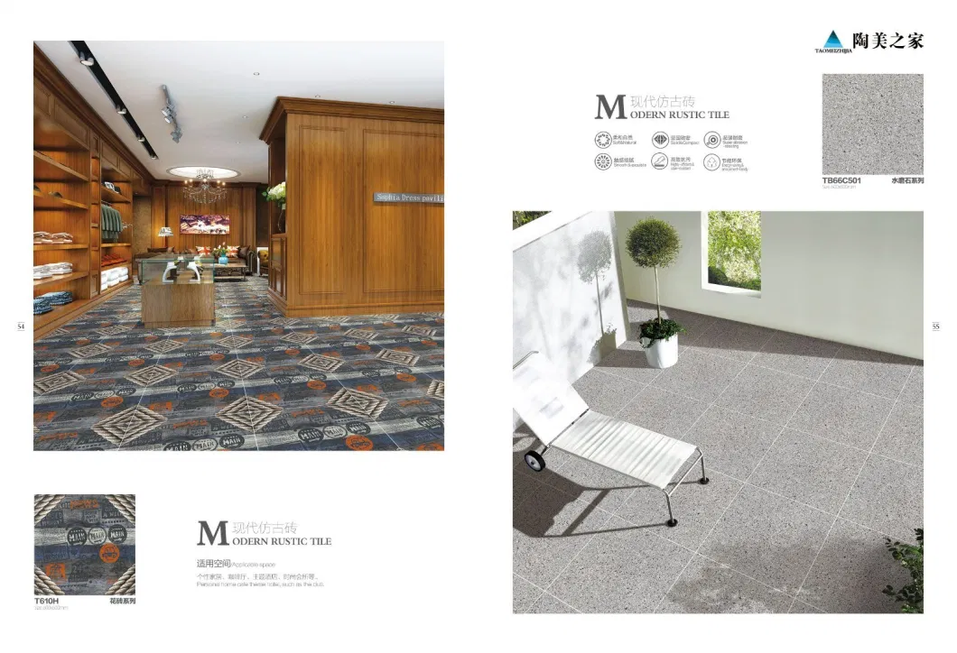 600*600 Ceramic Terrazzo Flooring Bathroom Tile for Home Decoration