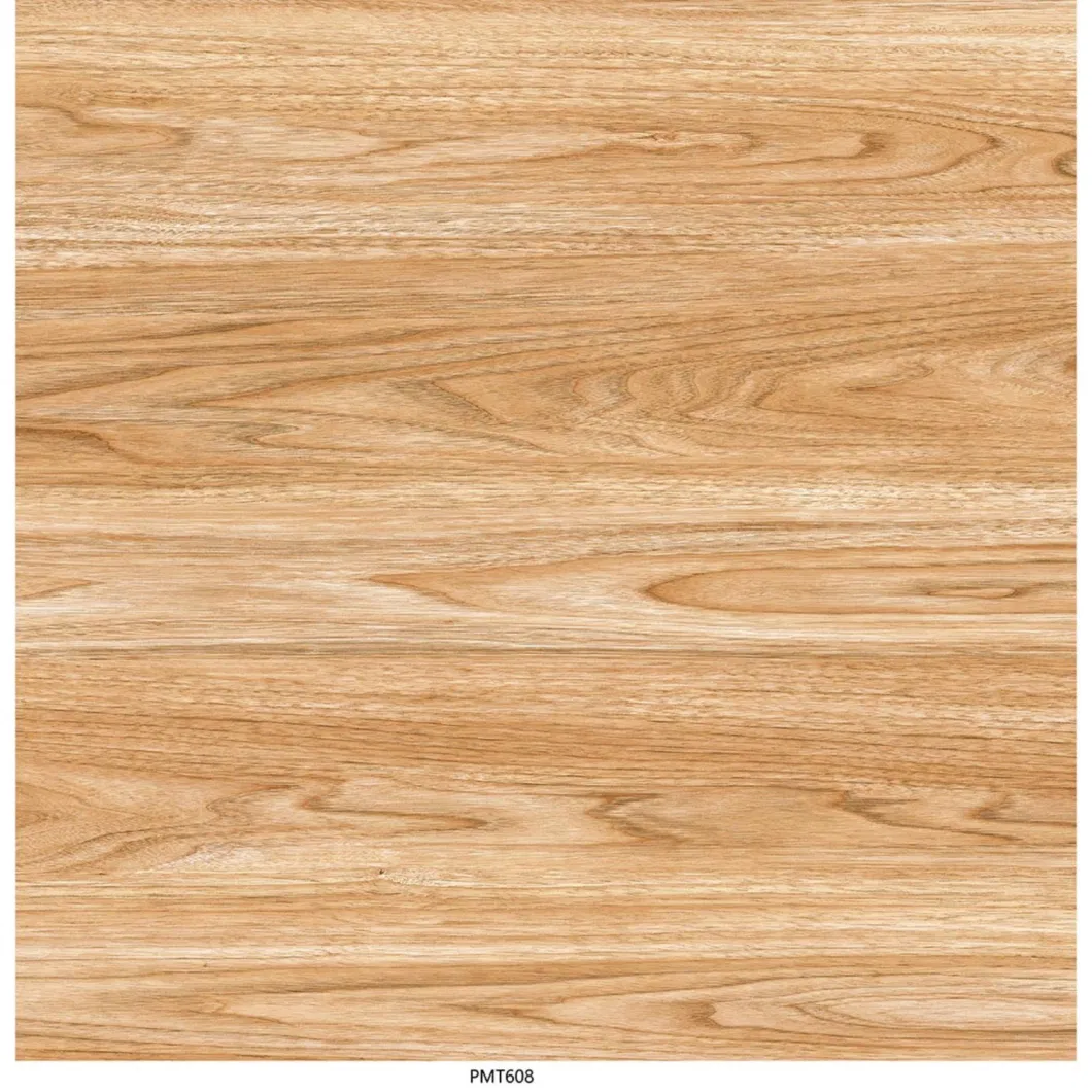 3D Injection Wood Grain Polished Floor Tile Design Patterns Tan Light Brown Dark Gray