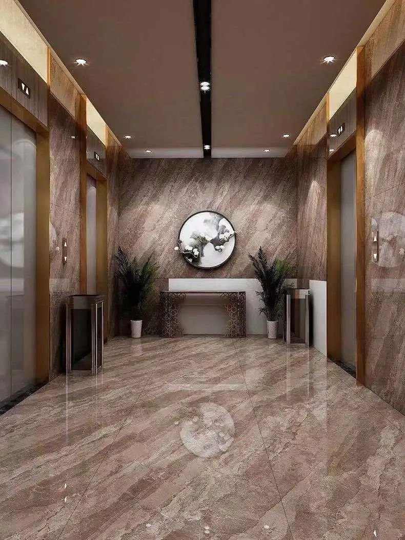 Latest Design Wall Tiles 180X90cm Luxury Glossy Porcelain Floor Tile Porcelain Slab Marble Floor Tile
