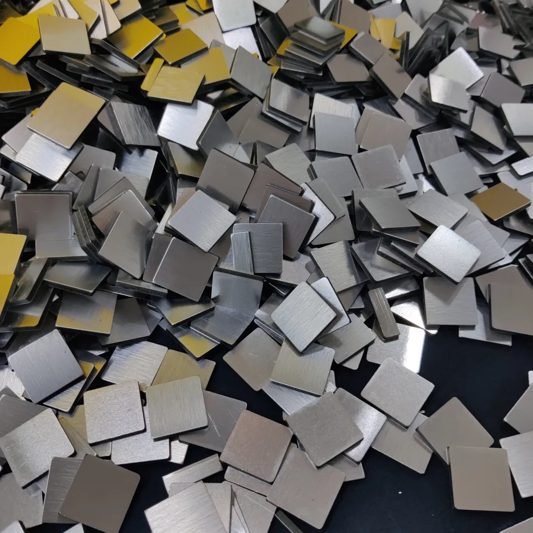 Gray Self-Adhesive Aluminum Plastic Hexagonal Inner Decorative Mosaic Tile