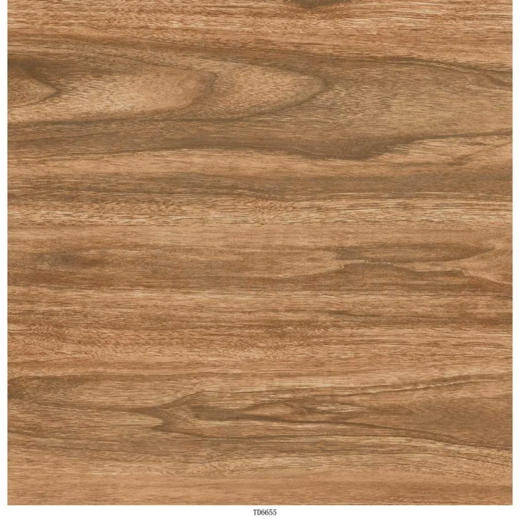 3D Injection Wood Grain Polished Floor Tile Design Patterns Tan Light Brown Dark Gray