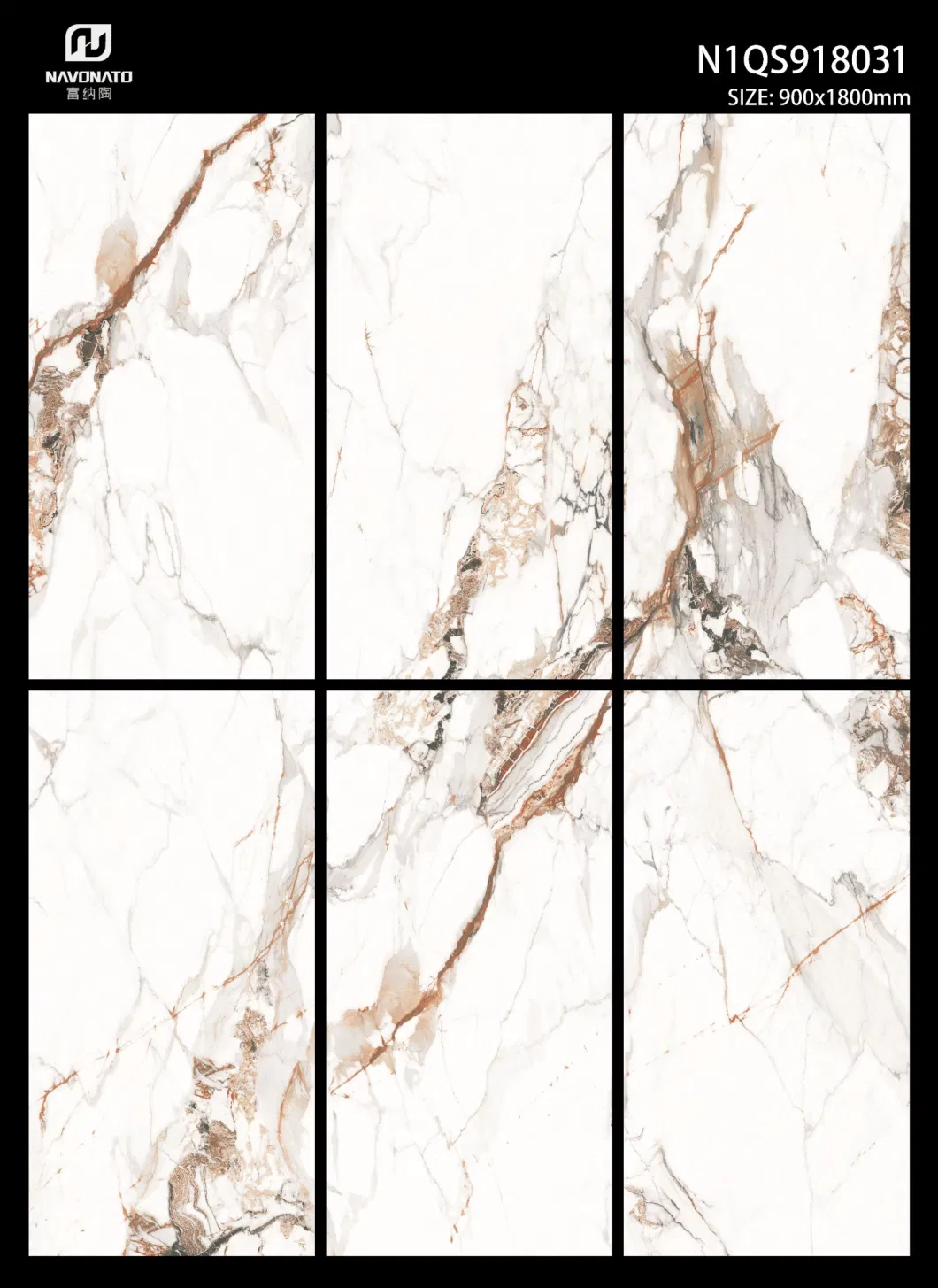 Sintered Stone Slate Series Porcelain Floor Tiles Kitchen Slab Granite Tile 900*1800mm