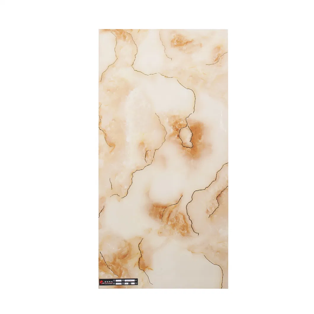 Latest Design Living Room Floor Wall Tile 600X1200mm Siliver &amp; Gold Plated Porcelain Tile