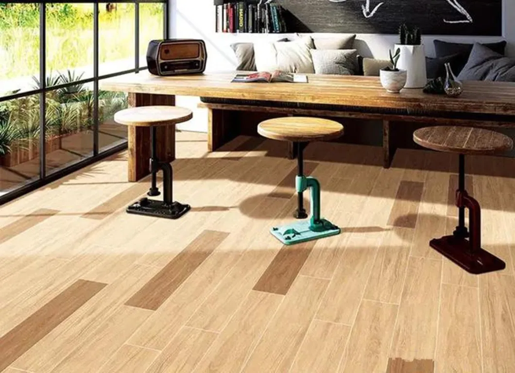 Hot Sale 3D Inkjet Wooden Floor Tile for Living Room (1000X200mm)