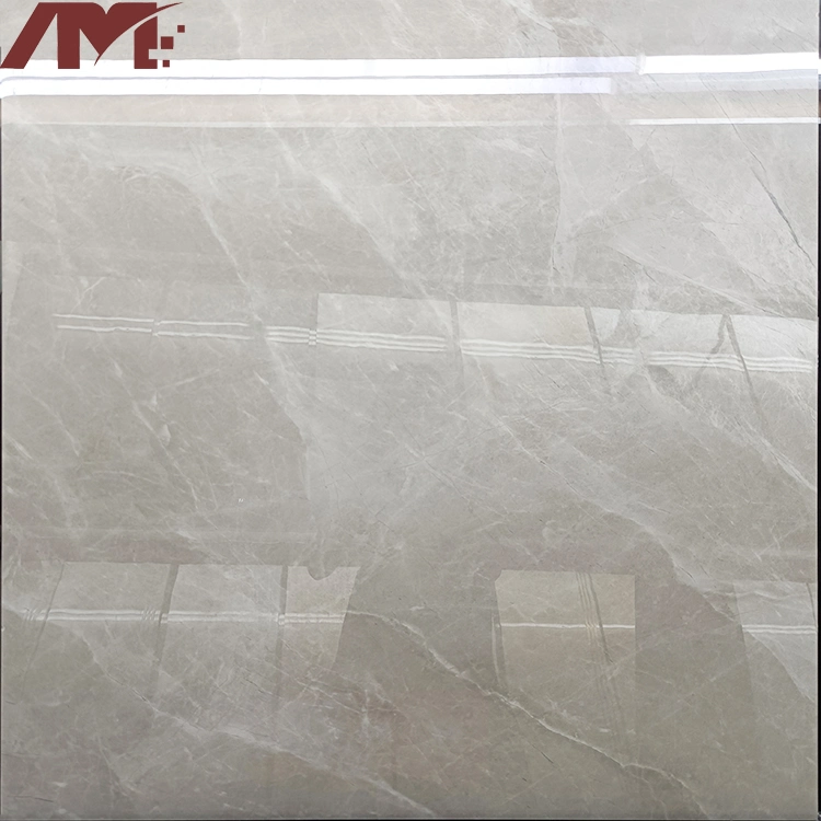 Foshan Supplier Living Room Gray Big Polished Tiles Floor Porcelanato 80X80