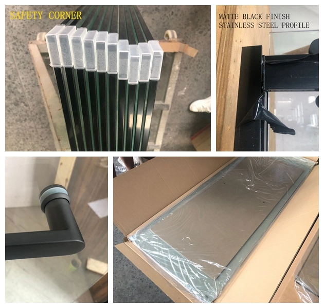 Wholesale Tempered Glass Designed Semi-Framed Bathroom Products Sliding Shower Door Glass Enclosure