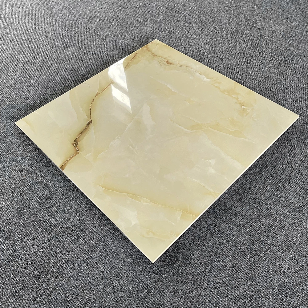 Low Price Polished Calacatta Gold Marble Effect Porcelain Effect Tile