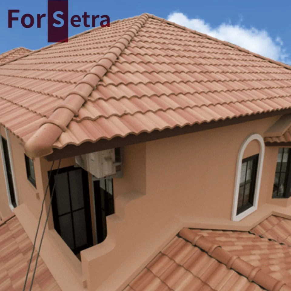 Russian Wood House Roof Tiles, Cheap Price Bent Color Stone Coated Roof Tile