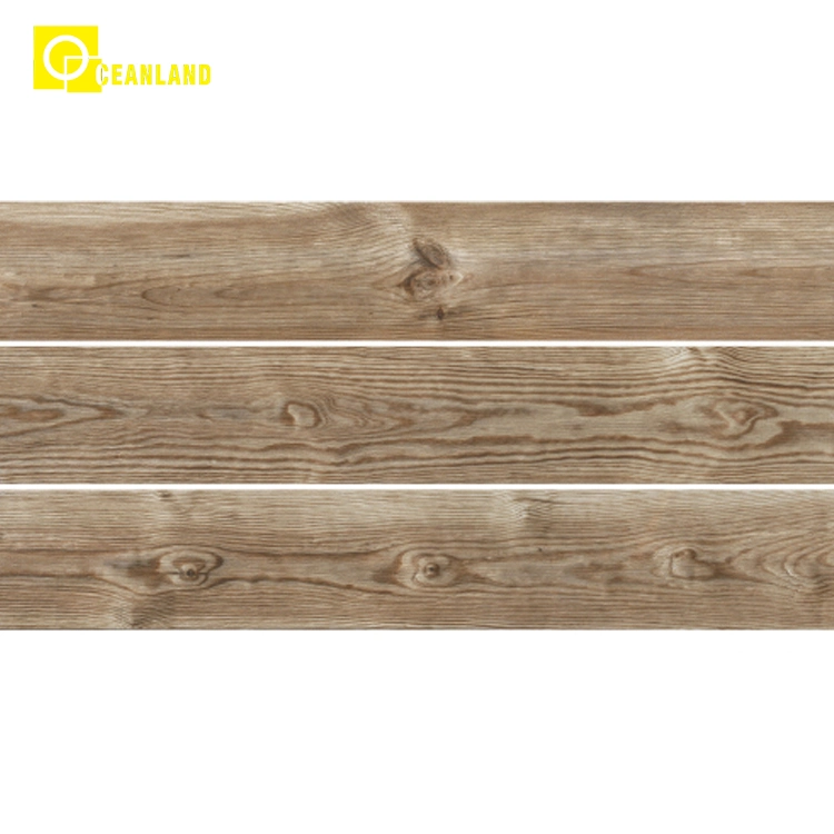 Wood Effect Wall Floor Tiles Rustic Wooden Color Porcelain Ceramic Floor Tiles