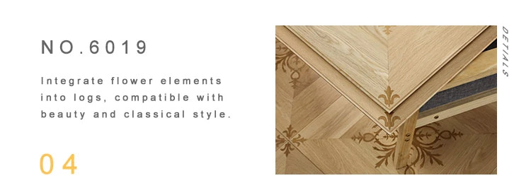 Mumu Classic Herringbone Solid Wood Parquet Plank Floor Wooden Tiles for Living Room