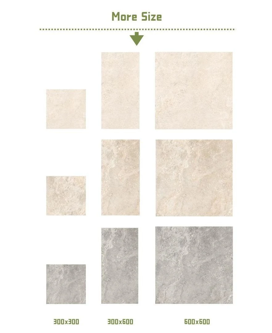 Foshan 600X600 Porcelain Ceramic Floor Glazed Polished Kitchen Bathroom Home Building Materials Rustic Wall Outdoor Indoor Living Room Anti-Slip Matt Tile