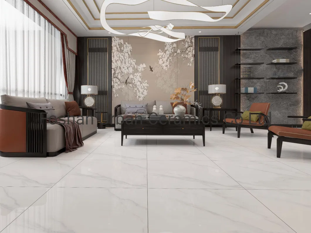 Urf10001 Foshan Quality 1000*1000mm Bathroom Room Glazed Polished Porcelain Ceramic Marble Tile Floor Wall Tile