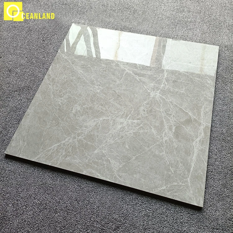 Foshan Home 600X600 Gray Polished Glazed Porcelain Floor Tile Price