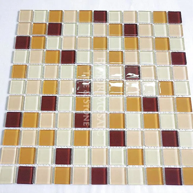 Manufacturer Price Tiles Glass Mosaic Glass Mosaic for Floor Wall Tile China Fashion in Stock