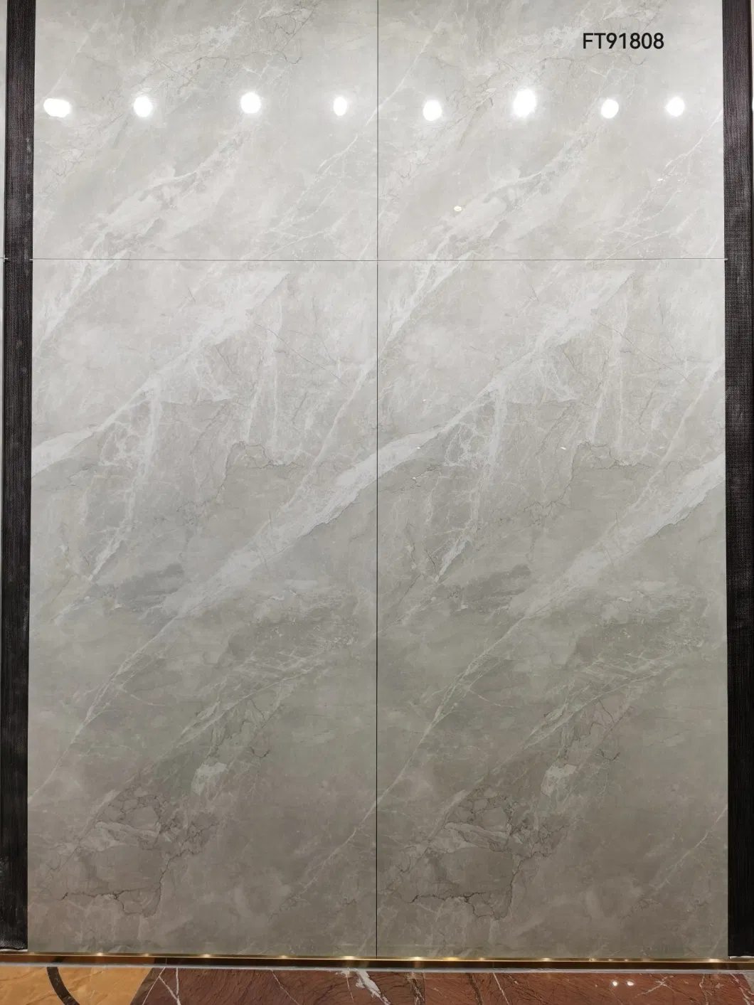 900*1800mm Foshan Factory Bathroom Vitrified Full Body Glazed Polished Porcelain Ceramic Floor Flooring Wall Tile