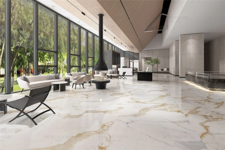 Hotel Renovation Large Size Maj Mahal Marble Quartzite Porcelain Floor Tiles Kitchen Bathroom