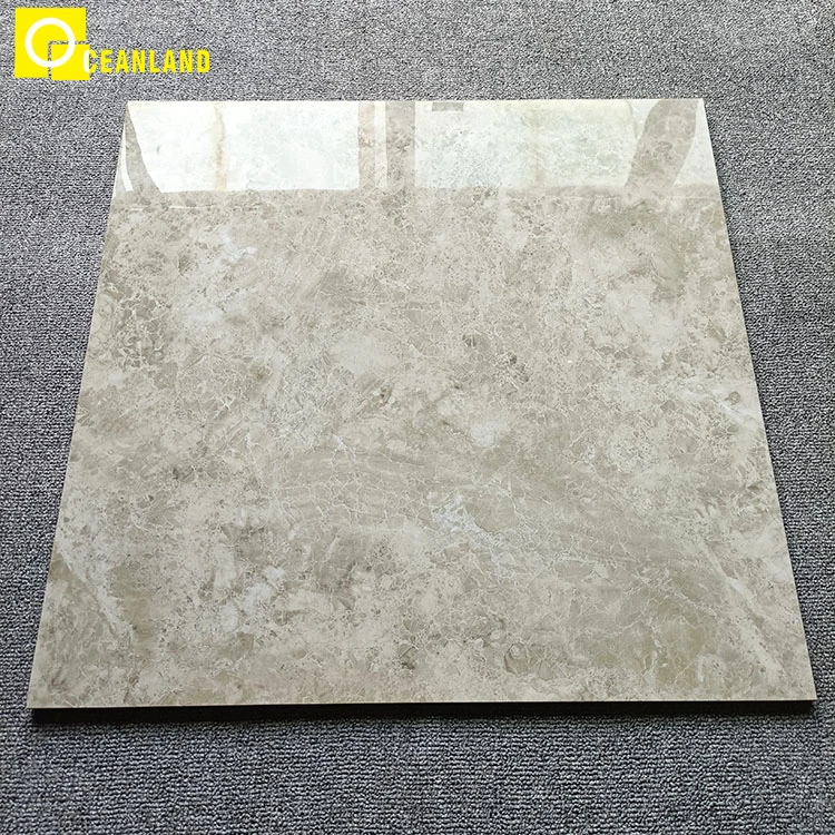 Foshan Home 600X600 Gray Polished Glazed Porcelain Floor Tile Price