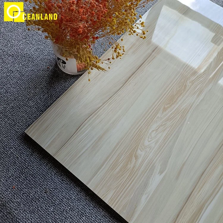 China Full Body Wooden Like Glazed 600X600 Flooring Wood Effect Tile