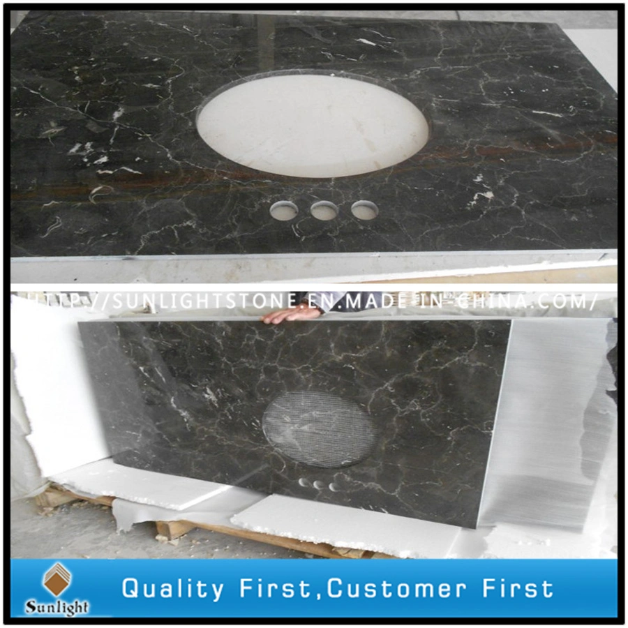 Cheap Chinese Emperador Dark /Brown Marble Tiles for Kitchen Floor