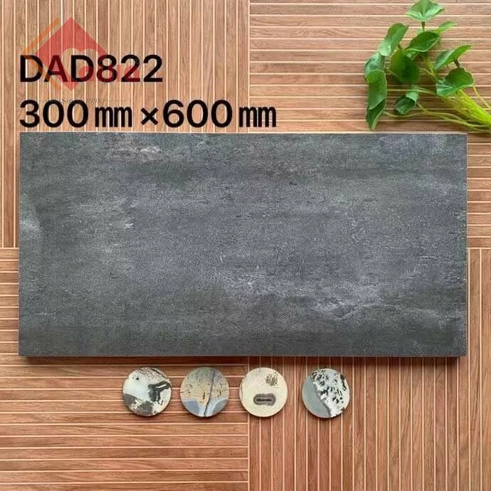 12&quot;*24&quot;Wall Matt Tile Ceramic Kitchen and Living Background Tile Stonelook Marble Look Good Decoration Glazed Tile in Gray Colour