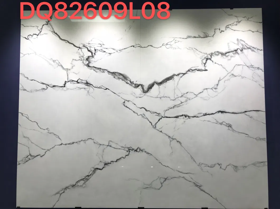 800*2600mm Background Dining Room Hotel Hall Porcelain Fullbody Marble Look Feshion Design Building Material Slab Stone Tile