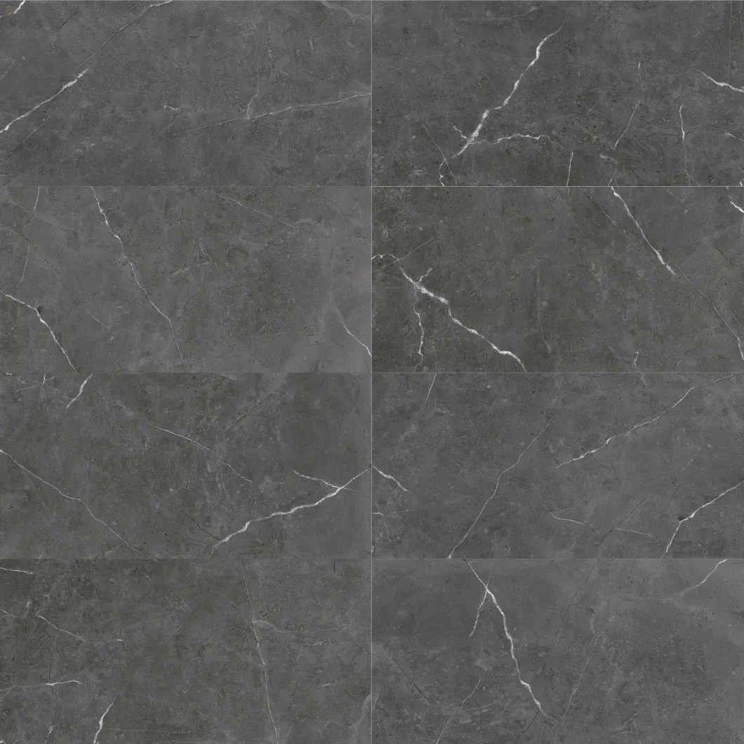 Big Size 600X1200mm Foshan Gray Color Marble Tile Anti-Slip Matte Surface Glazed Polished Porcelain Ceramic Wall and Floor Tile