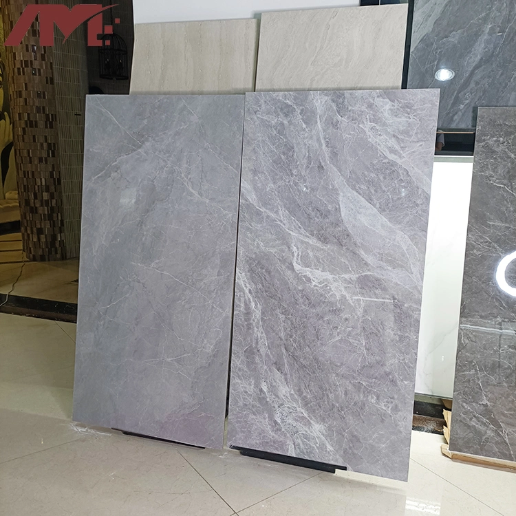 China Latest Home 750X1500mm Gray Color Wall Tile Polished Big Floor Tiles
