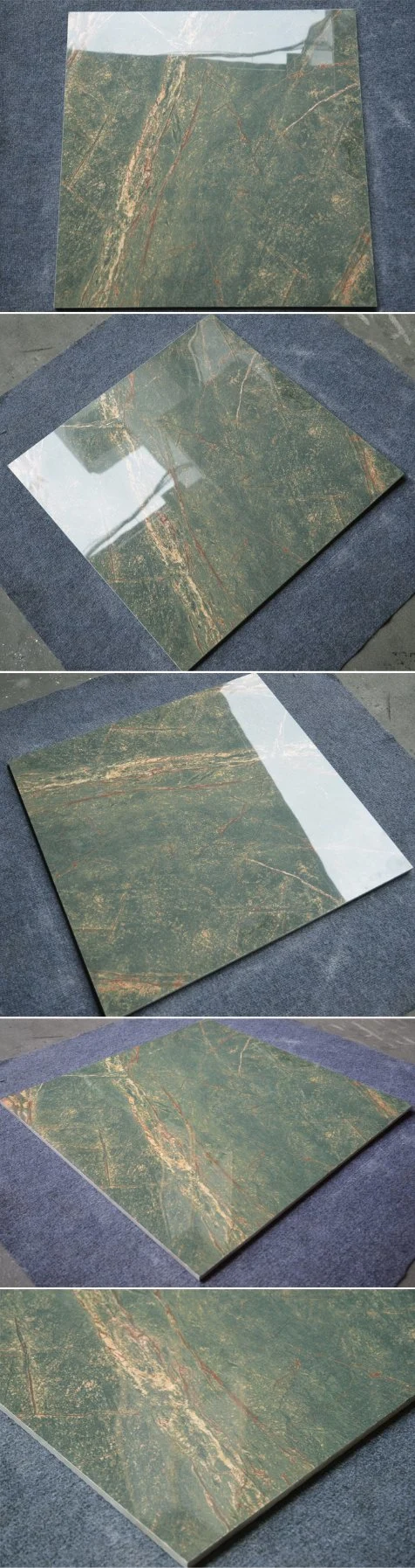 Chinese Factory Natural Marble Look Rainforest Green Nepal Price Tile