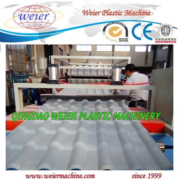 Recycled UPVC PVC Asa Glazed Roofing Sheet Machine