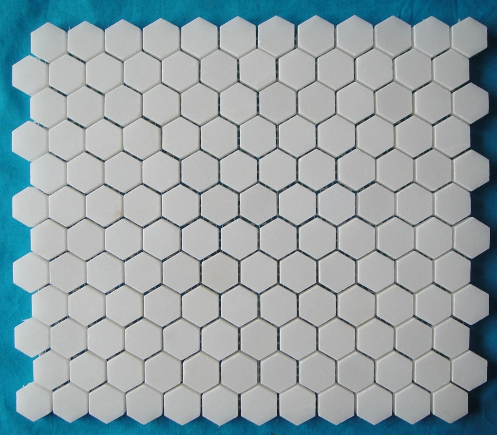 Carrara White Marble/Glass Mosaic Bathroom/Kitchen Home Decor Wall 3D/Hexagon/Herringbone Mosaic Tiles