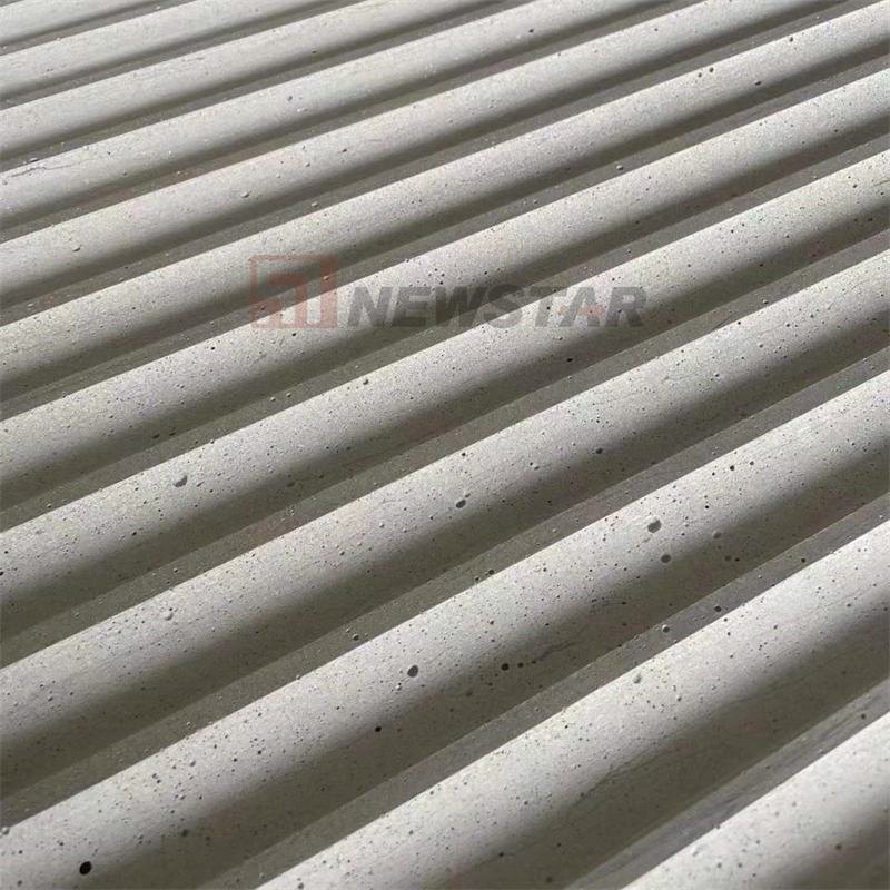 Newstar Custom Marble Concave Tiles 3D Natural Stone Flute Marble Tiles for Wall Applications