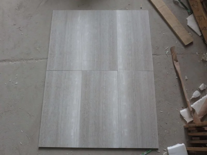 Marble Floor/Wall White/Wood Tile/Slab Marble Top Island Marble Effect Kitchen Worktop