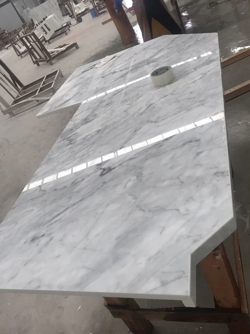 Chinese White Marble/Quartz Vanity Top and Countertop for Cabinet