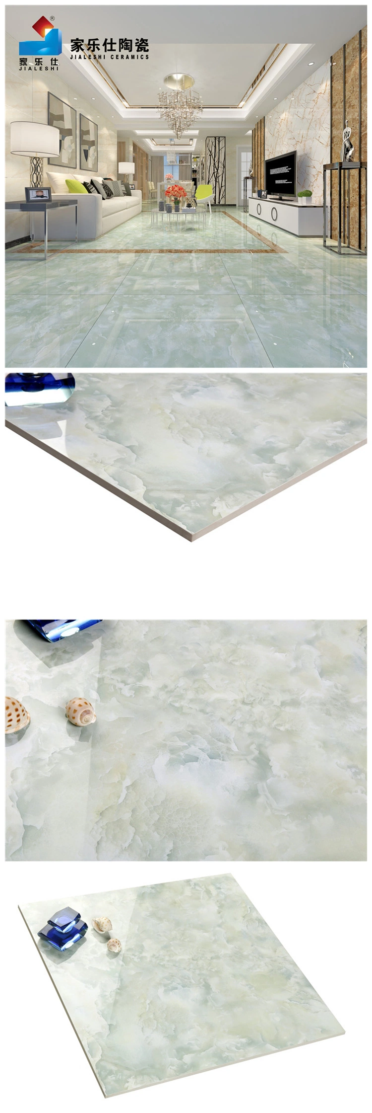 Floor Tiles 60X60 Marble Effect Porcelain Flooring Types Marble Floor Tile