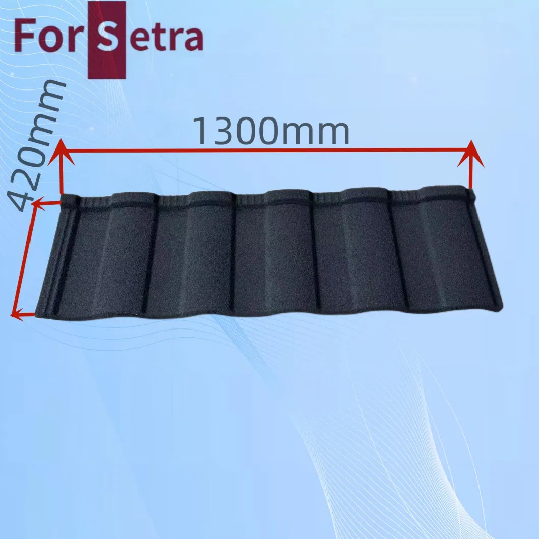 Cheap Promotion Chinese Houses Waterproofing Building Materials Construction Material Aluminum Zinc Roman Stone Coated Metal Roofing Tile Roof Tiles