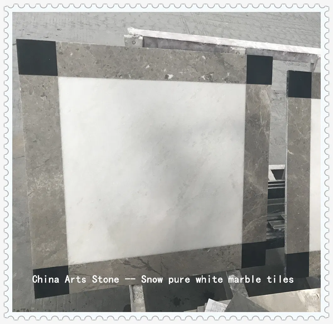 Pure White Nature Marble Tile for Wall and Floor