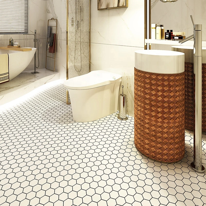 Bathroom Kitchen Decoration ceramic Mosaic Glossy Wall Decorative Luxury Decoration Golden Gold Mosaic Tile