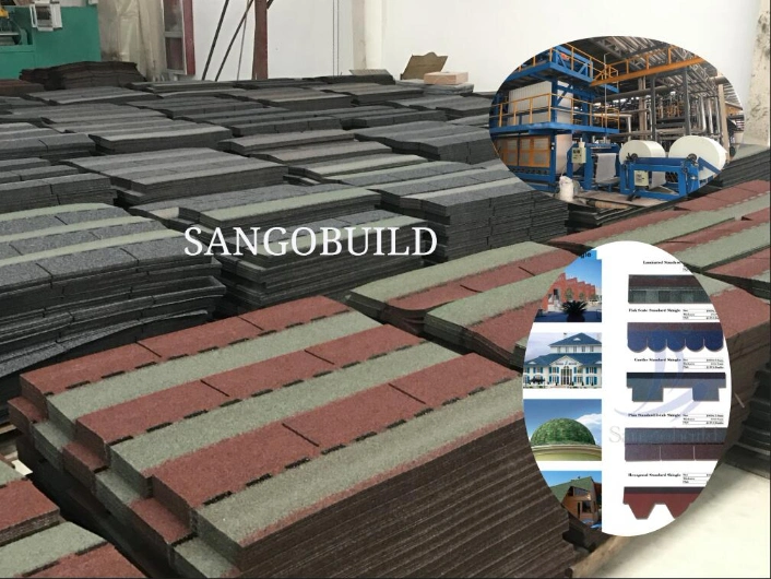 Asphalt Shingle Chinese Exporters Laminated Asphalt Fiberglass Roof Tiles for Resort
