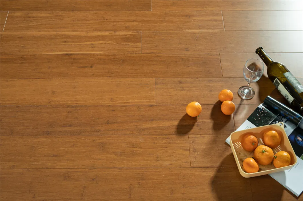 Durable 14/15 Thickness Unilin Click Natural Bamboo Flooring Warm Flooring Tile Made in China